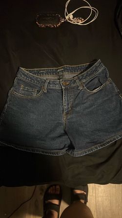 Mid rise mid short blue dark