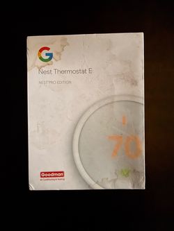 Nest Thermostat E - Pro Edition
