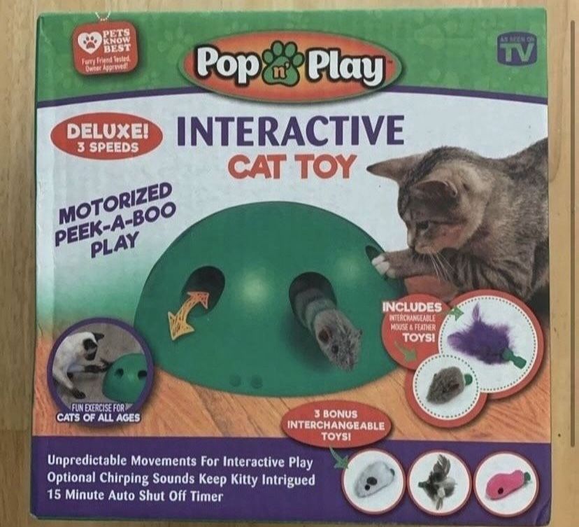 RARE Pop n’ Play DELUXE Interactive Cat Toy