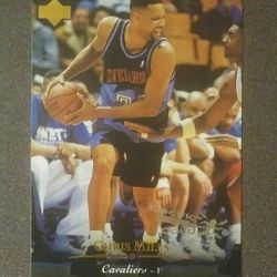 1995-96 Upper Deck Chris Mills Cleveland Cavaliers #97 Electric Court Basketball Card Vintage Collectible Sports NBA Trading