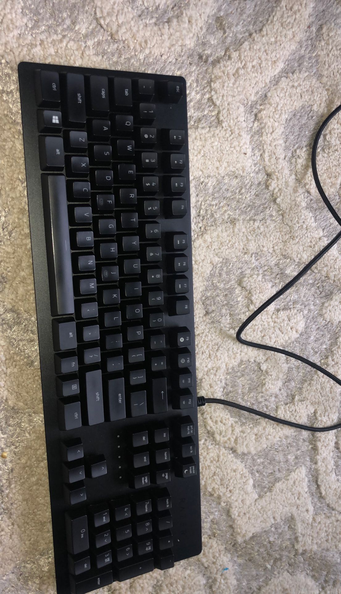 Razor keyboard