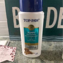 Bottle of puppy conditioner