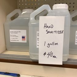 Clearance On  1 Gal Hand Sanitizer 