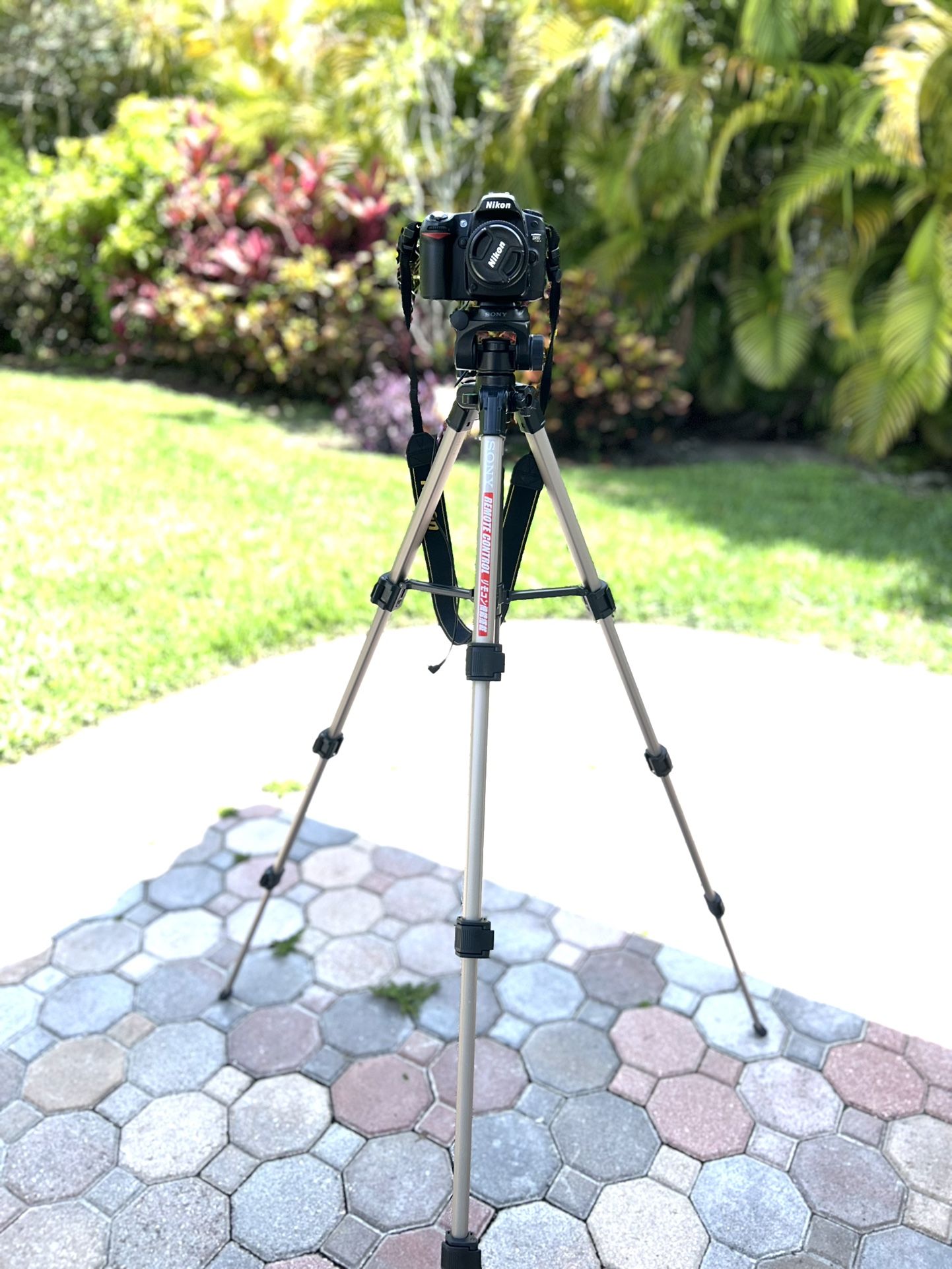 57" Camera Photo/Video Recording Aluminum Tripod Stand with Travel Bag for Mirrorless/DSLR/Phone/Camcorder/Spotting