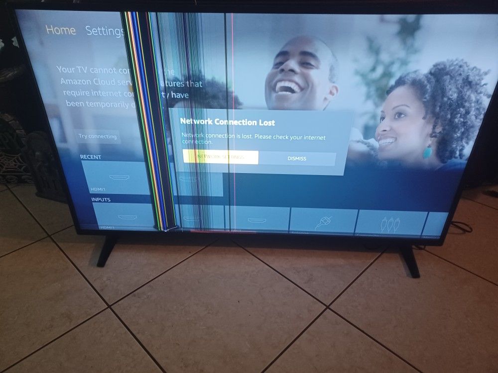 55 Inch Fire TV With Broken $60