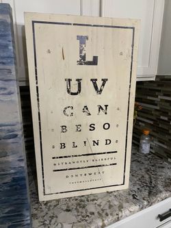 Wood sign / Pickup South Denton only