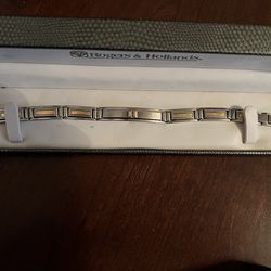 Men’s Elegant Diamond Stainless Steel Bracelet