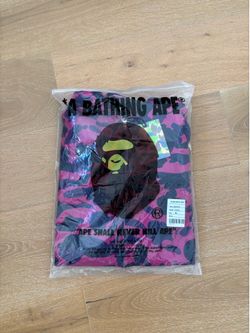 Purple shark bape hoodie