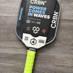 Like New - CRBN TruFoam Waves 4 Pickleball Paddle