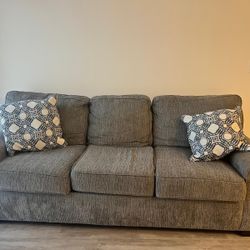 Gray 3 Seater Sofa.  Clean, Comfortable, Great Condition!