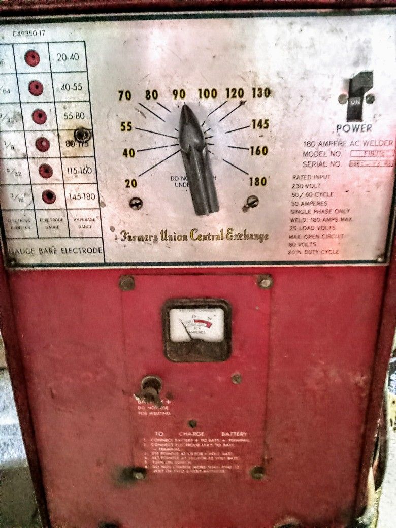 STICK WELDER-GOOD CONDITION-WORKS GREAT! ONLY $50