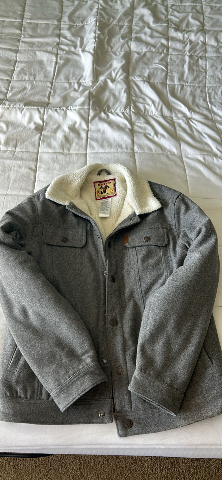 CINCH MEN'S WOOL SHERPA LINED CONCEALED CARRY JACKET