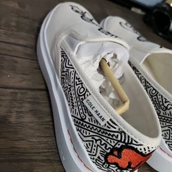 Anne Cole Slip On Shoes White Size Cole Haan Keith Haring Grandpro Rally Sneakers Size 6 White Cream Slip On Shoes