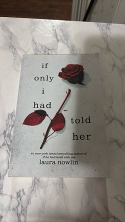 If only I had told her book