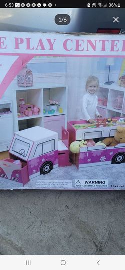 Kids Van Play Center with Storage wood new in box