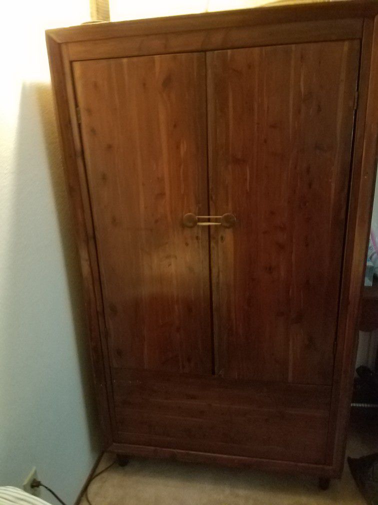 Wooden Armoir/Closet/Wardrobe