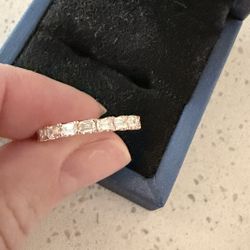 Marina 1 ctw Emerald Lab Grown Diamond East-West Wedding Band 