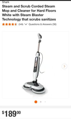 Shark steam and scrub floor cleaner
