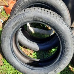 2 Pirelli P6 Plus Four Season 225/55r18s