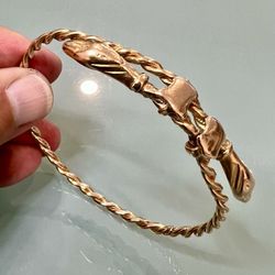 💖 21k Flexible Snake Bangle Bracelet *29.1 Grams*