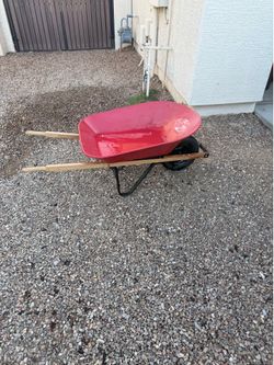 Ace hardware red single tire wheel barrow