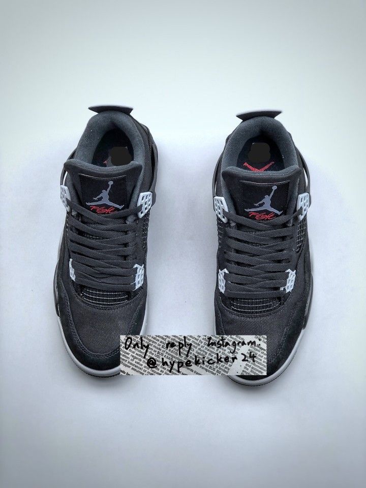 Jordan 4 SE Black Canvas 12