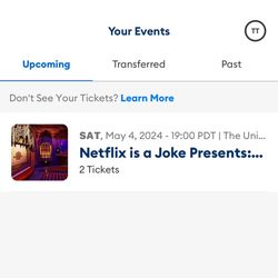 Netflix Is A Joke Presents: Kumail Nanjiani - 2 Tickets