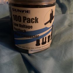 100 Pack Low Voltage Fast lock Wire Connector