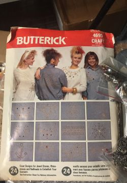 Rhinestone and nailheads to embellish garments maker