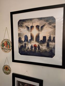 Angel wings over 911 tragedy