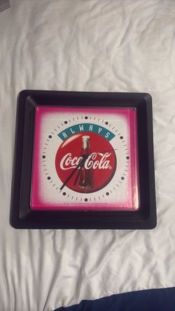 Vintage Coca-Cola Always Square Wall Clock