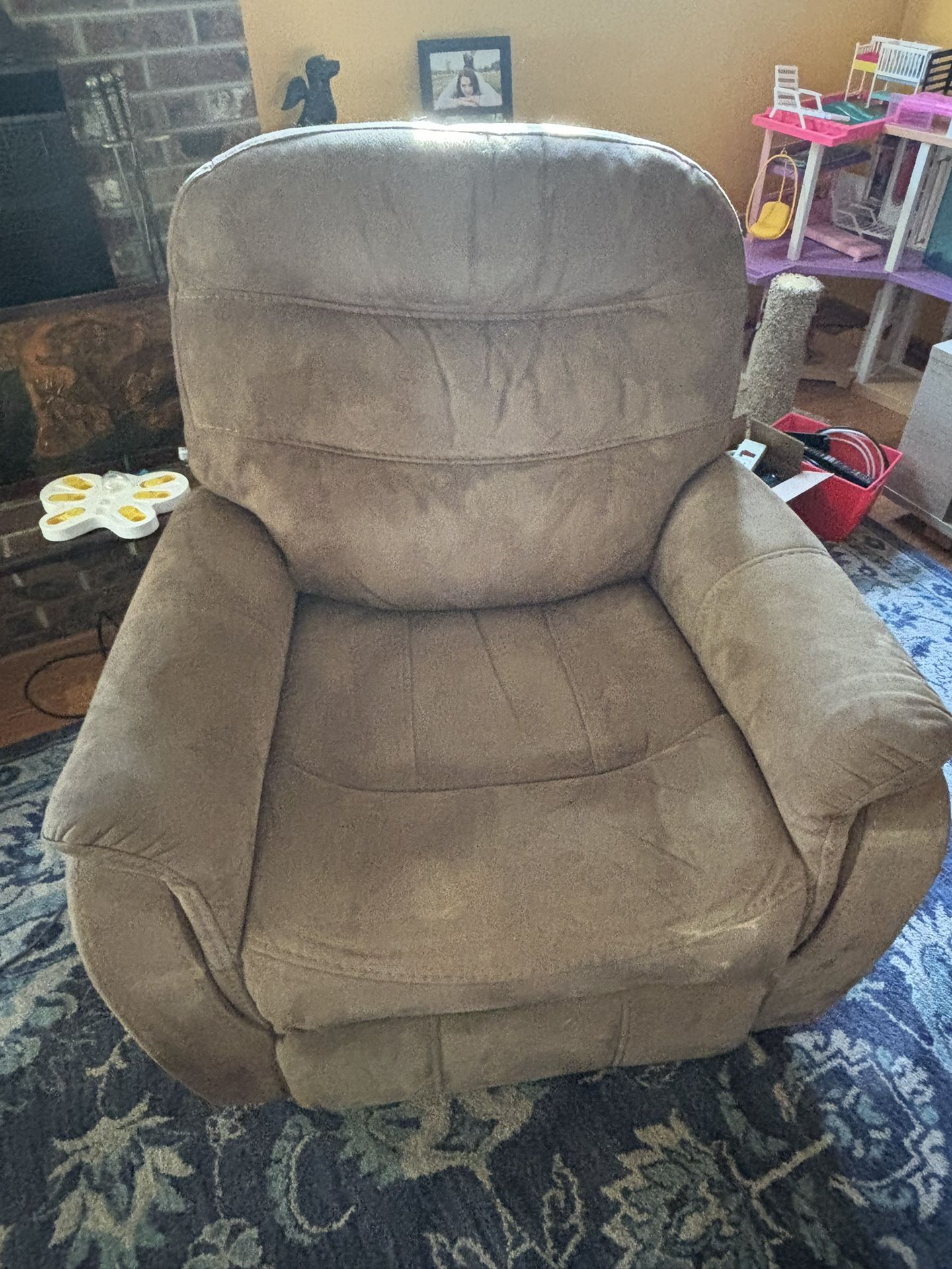 Microsuede Power Recliner