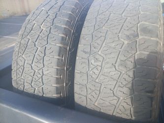 265/75R16 Hankook AT Tires (2) Rollers
