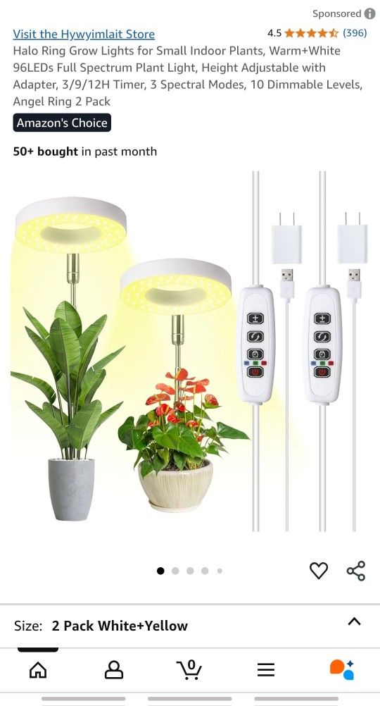 2 Plant Lights