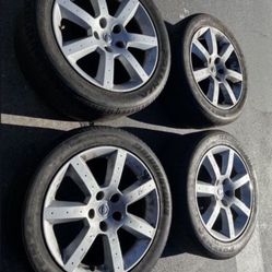 4 — 225/50r17  5x4.5 5x114.3 Stock Nissan Wheels And Tires