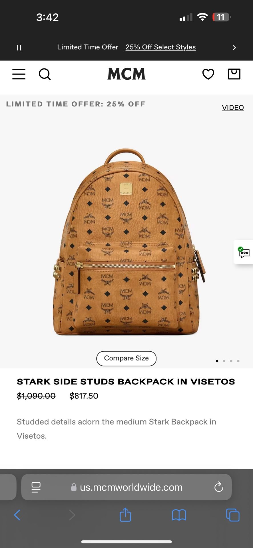 Mcm Backpack