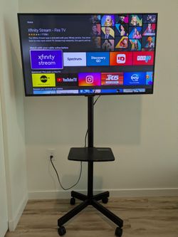 Insignia 43" 4K Smart Fire TV with Rolling Stand