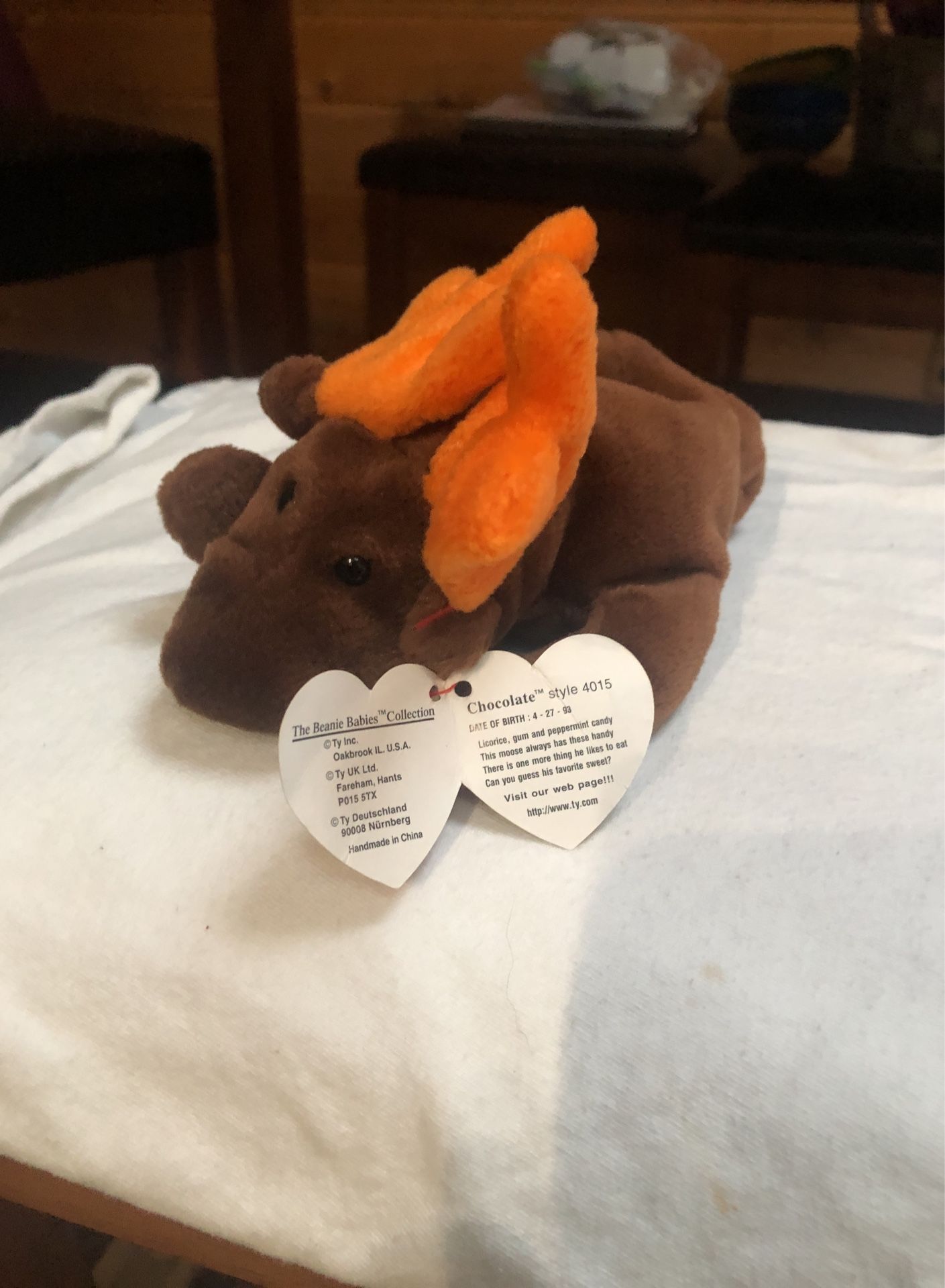 1993 Beanie Baby Chocolate Style 4015