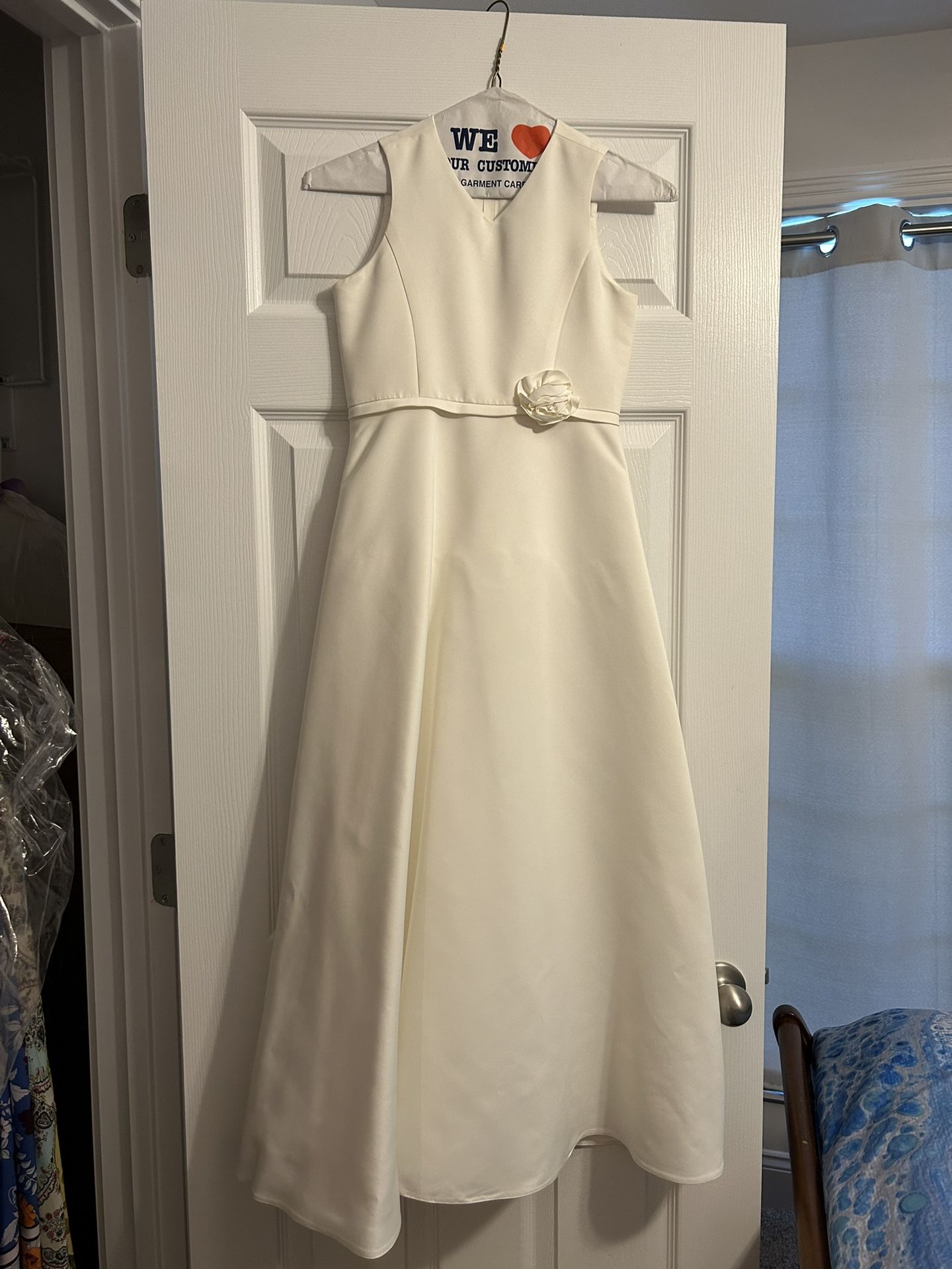 Flower Girl Type Dress, Size 8, Ivory.