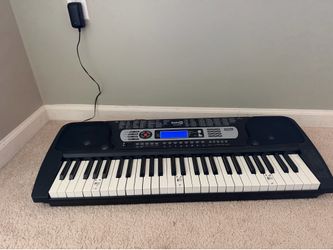 Rockjam 54 key keyboard piano with power supply