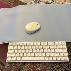 Gaming Computer Keyboard, Large Mat And Mouse 
