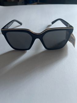 Black Cat Eye Sunglasses with Gold Accent, Oversized Fashion Eyewear, UV Protection Women’s Accessories