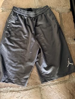 Nike Air Jordan Boys Mesh Basketball Shorts Youth M 10-12 Gray NWOT