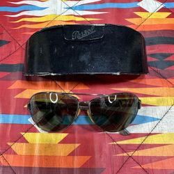 Persol Aviator Sunglasses 2288-S 513/58 Made In Italy Polarized READ