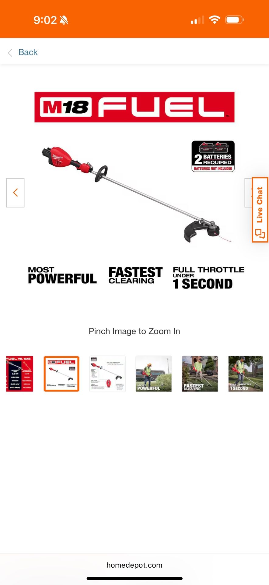 M18 FUEL 18V Brushless Cordless 17 in. Dual Battery