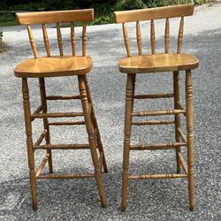  Mid Century Barstool Height Chairs