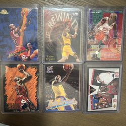 Kobe Bryant Rookies & Michael Jordan Lot 
