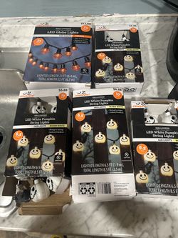 Bundle of New (in box) Halloween Lights