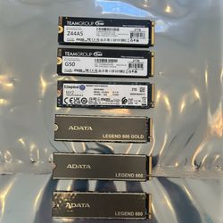 Teamgroup & ADATA 2TB SSD