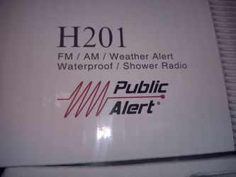 Sangean Public Alert Shower Radio